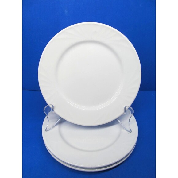 Dudson Olympus Bread Appetizer Plates White 6 3/8" Set of 4 - Picture 7 of 12